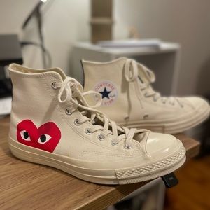 Commes de Garçons PLAY Converse Chuck Taylor High Tops